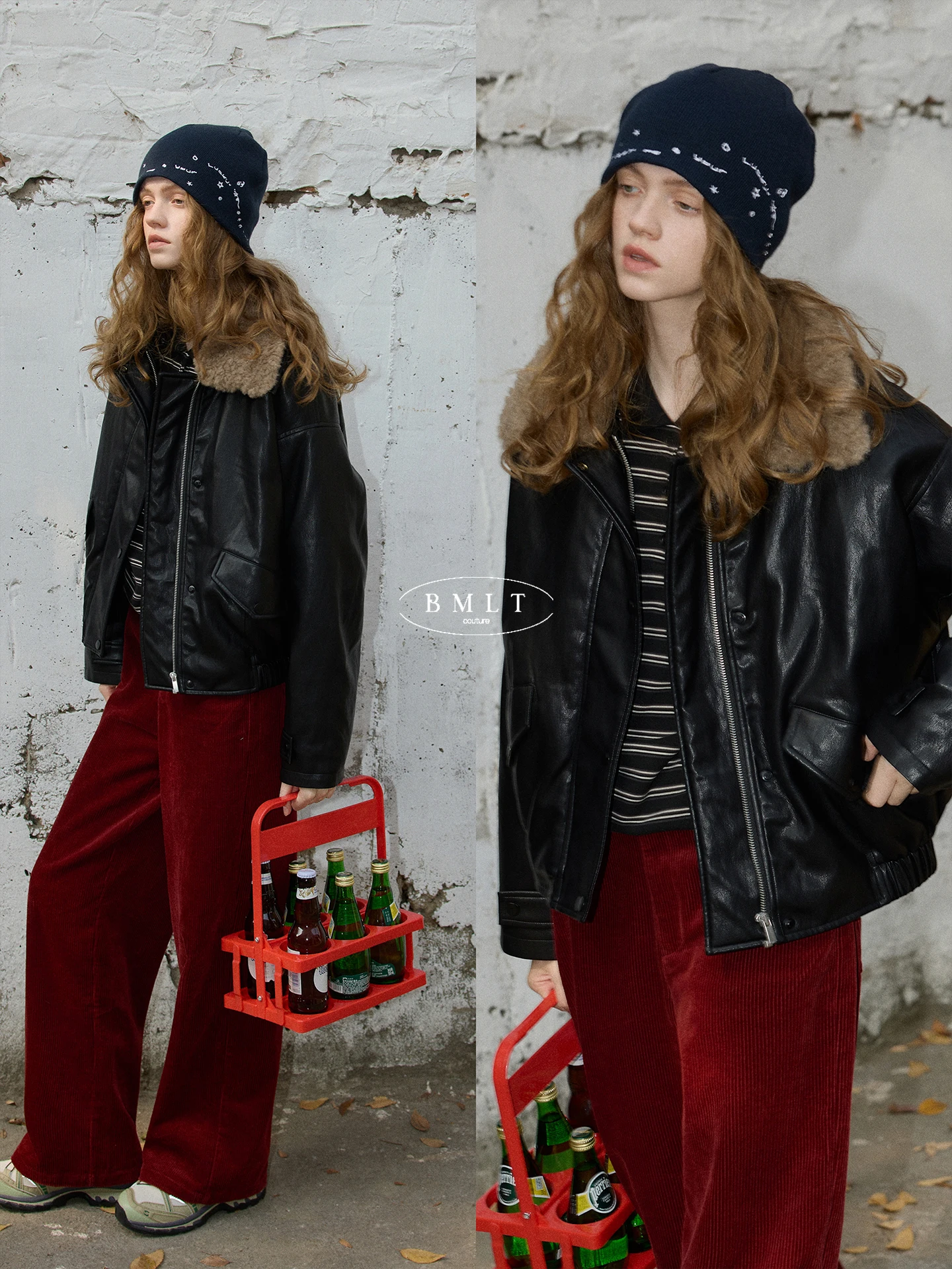 BMLT Cool Early Spring Lamb Fur Collar Bla PU Leather Cotton Warm Thi Women's Leather Jaet Outerwear Korean Sle Long ...
BMLT Cool Early Spring Lamb Fur Collar Bla PU Leather Cotton Warm Thi Women's Leather Jaet Outerwear Korean Sle Long ...