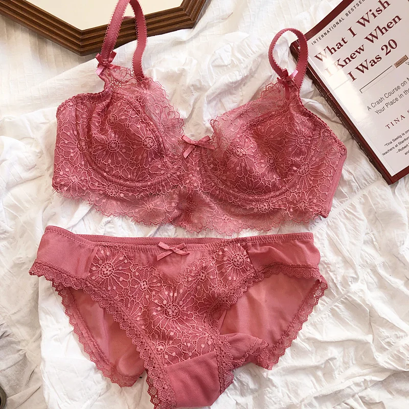 Sexy ultra-thin lace bralette embroidery lingerie brief steel ring romantic daisy eyelashes lingerie gathered underwear set
Sexy ultra-thin lace bralette embroidery lingerie brief steel ring romantic daisy eyelashes lingerie gathered underwear set