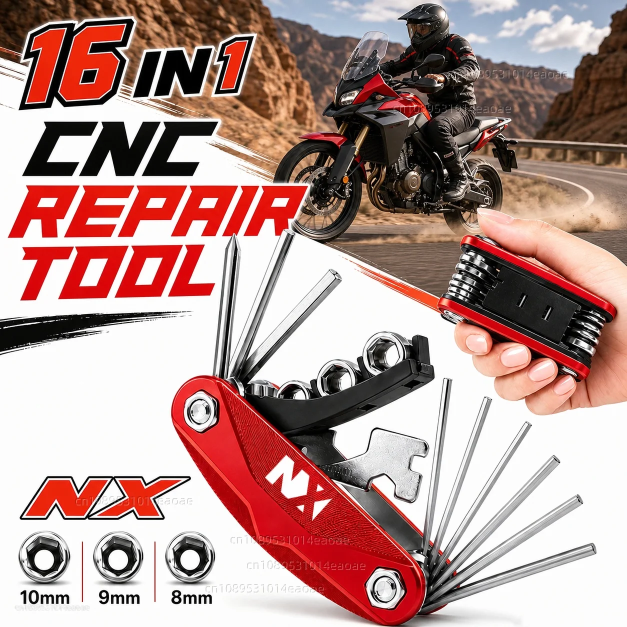 For HONDA NX400 NX500 NX 400 NX 500 2024-2025 Motorcycle Tool Repair Kit Multifunctional Screwdriver Wrench Hex Key Set
For HONDA NX400 NX500 NX 400 NX 500 2024-2025 Motorcycle Tool Repair Kit Multifunctional Screwdriver Wrench Hex Key Set