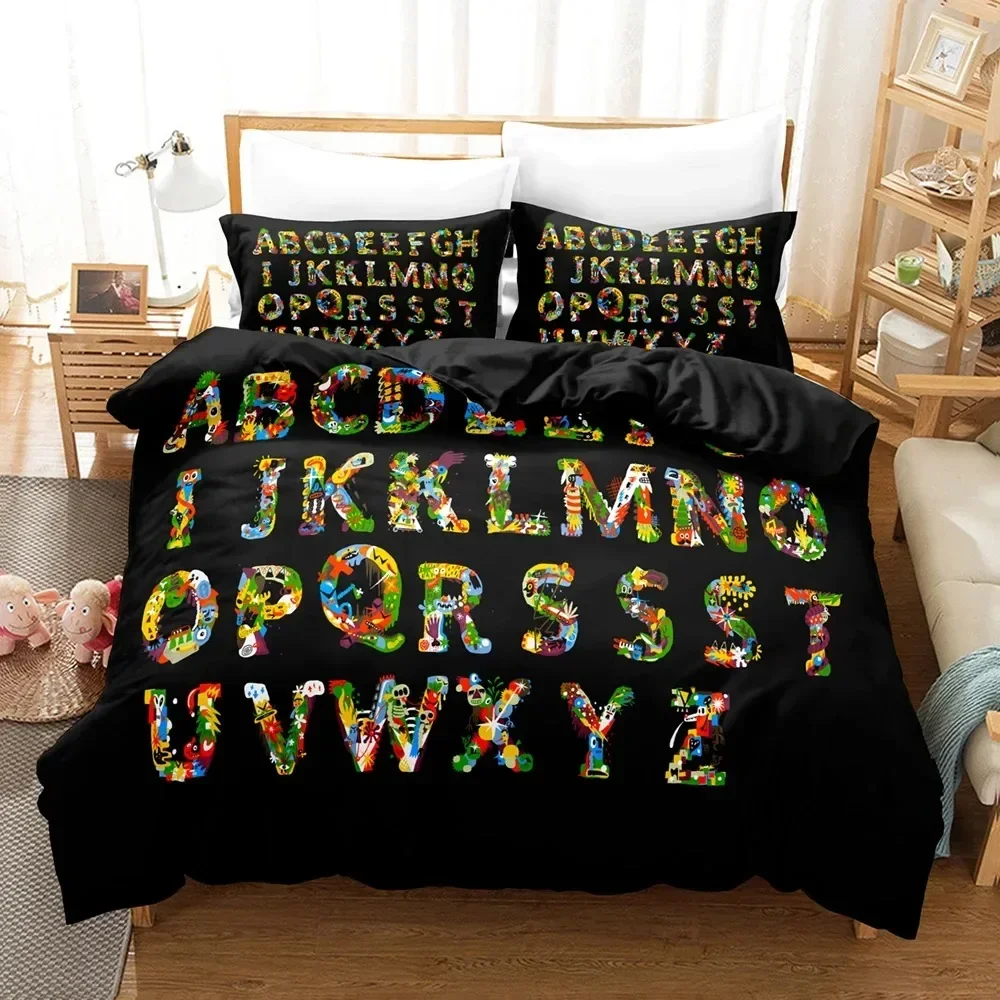 Luxury New 3D Print Alphabet Lore Bedding Set Single Twin Full Queen King Size Bed Set Girls Boys Bedroom Duvet Cover Set
Luxury New 3D Print Alphabet Lore Bedding Set Single Twin Full Queen King Size Bed Set Girls Boys Bedroom Duvet Cover Set