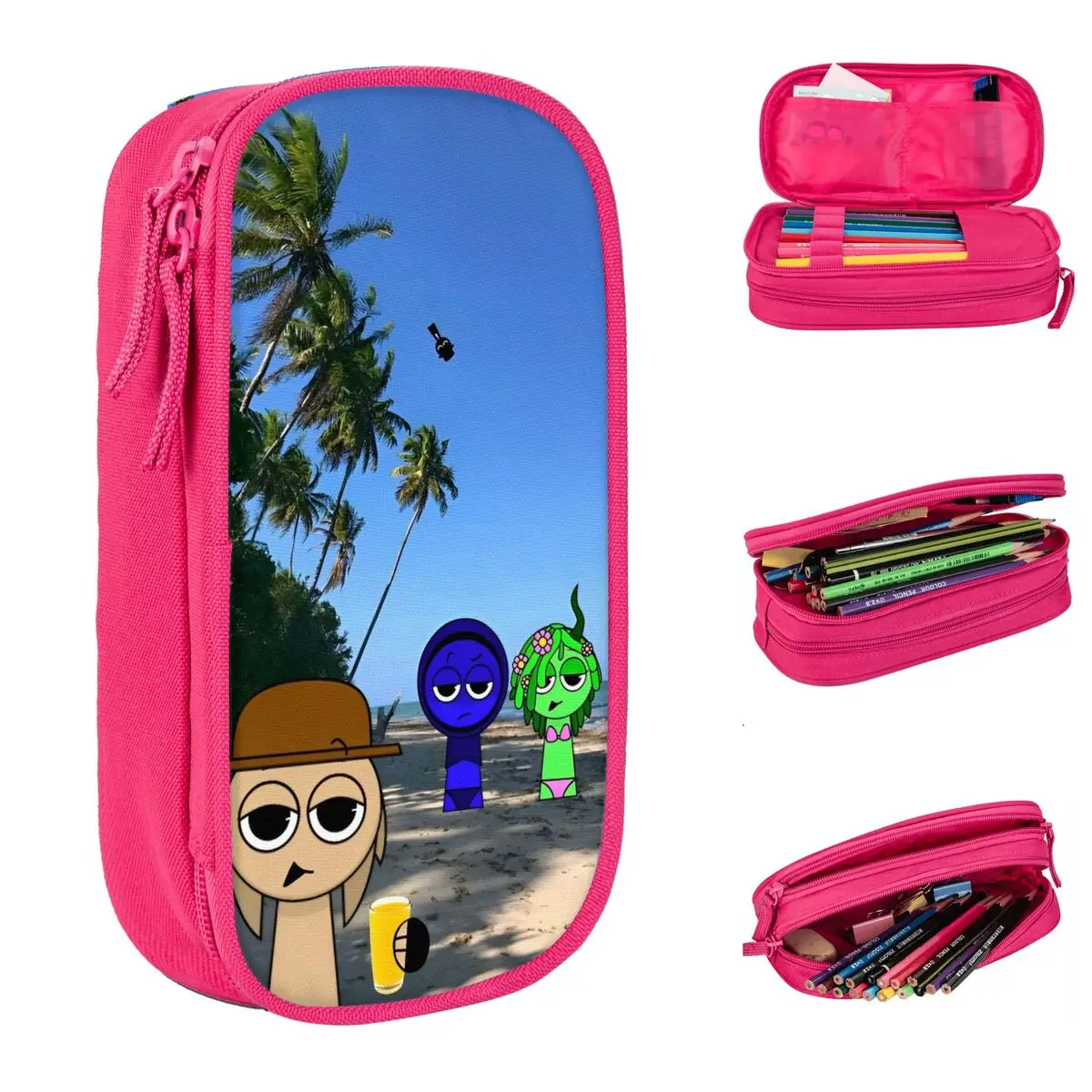 Classic Cartoon Incredibox Sprunki Pencil Case Pencil Box Pen Box for Girls Boys Large Storage Bags Office Gift Accessories
Classic Cartoon Incredibox Sprunki Pencil Case Pencil Box Pen Box for Girls Boys Large Storage Bags Office Gift Accessories