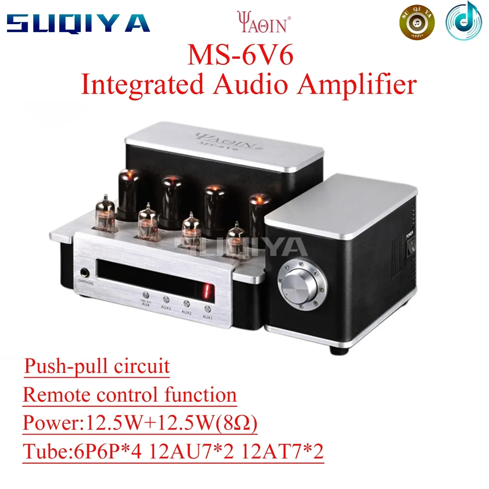 SUQIYA-Yaqin MS-6V6 Tube Amplifier 6P6P Tube Amplifier Fever HiFi High Fidelity Power Amplifier Home Audio
SUQIYA-Yaqin MS-6V6 Tube Amplifier 6P6P Tube Amplifier Fever HiFi High Fidelity Power Amplifier Home Audio