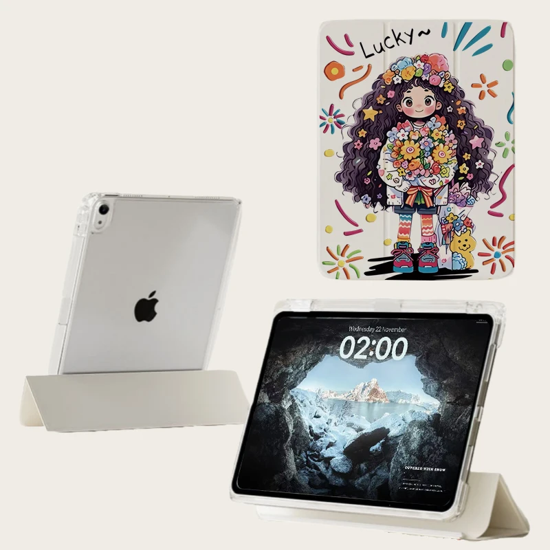 Girl Case For iPad Air 11 2024 Cover For iPad mini 6/7 Cases Pro 11in M4 10.9 Air 4 5 Pro 11 12.9 13 Cover Pencil Holder
Girl Case For iPad Air 11 2024 Cover For iPad mini 6/7 Cases Pro 11in M4 10.9 Air 4 5 Pro 11 12.9 13 Cover Pencil Holder