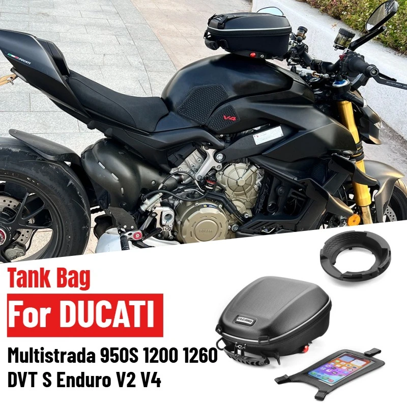 Tank Bag For DUCATI Multistrada 950S 1200 1260 DVT S Enduro V2 V4 Motorcycle Luggage Top Case Waterproof Removable Racing Bag
Tank Bag For DUCATI Multistrada 950S 1200 1260 DVT S Enduro V2 V4 Motorcycle Luggage Top Case Waterproof Removable Racing Bag