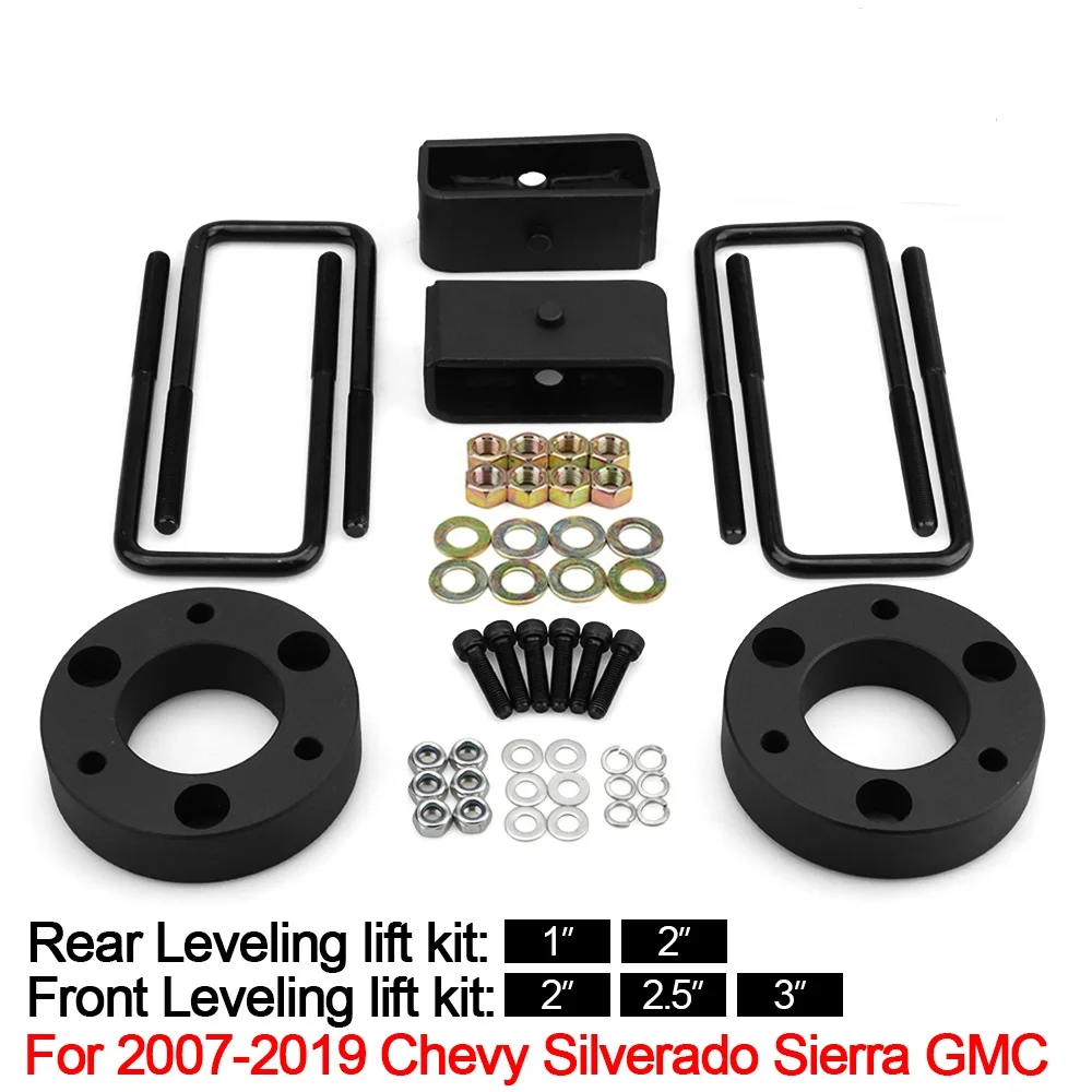 2" 2.5" Front and 2" Rear Leveling Lift Kit For 2007-2019 Chevrolet Silverado Sierra GMC
2" 2.5" Front and 2" Rear Leveling Lift Kit For 2007-2019 Chevrolet Silverado Sierra GMC