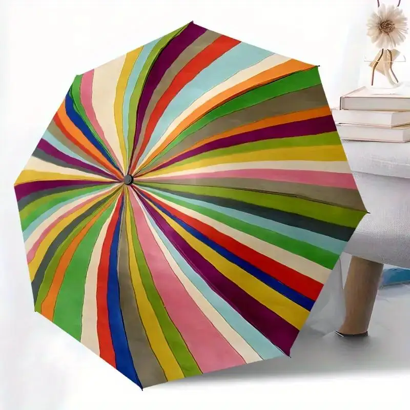 1 Open/Close Umbrella with Windproof Canopy, 8-Rib Sturdy Frame, Folding/Unfolding Umbrella, Operation for hands-Free Use, Ou
1 Open/Close Umbrella with Windproof Canopy, 8-Rib Sturdy Frame, Folding/Unfolding Umbrella, Operation for hands-Free Use, Ou