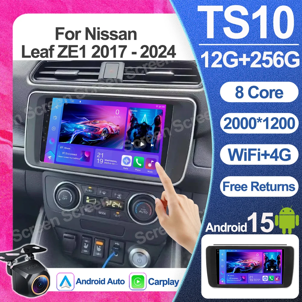 Car Radio For Nissan Leaf Ze1 2017 - 2024 Android 16 Auto Video Player Gps Stereo Wifi Navigation Carplay Multimedia 5g No 2din
Car Radio For Nissan Leaf Ze1 2017 - 2024 Android 16 Auto Video Player Gps Stereo Wifi Navigation Carplay Multimedia 5g No 2din