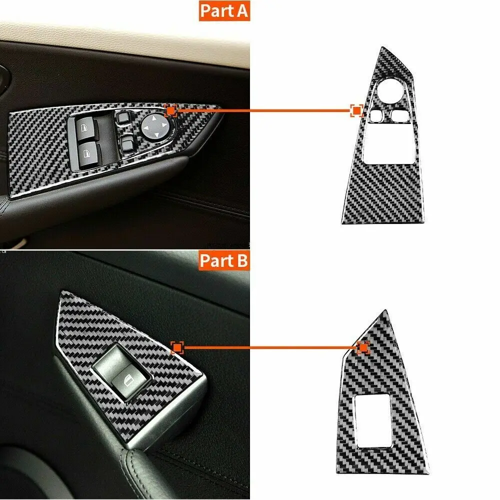 Carbon Fiber Car Door Window Switch Control Cover Trims Interior Accessories For BMW 6 Series E63 E64
Carbon Fiber Car Door Window Switch Control Cover Trims Interior Accessories For BMW 6 Series E63 E64