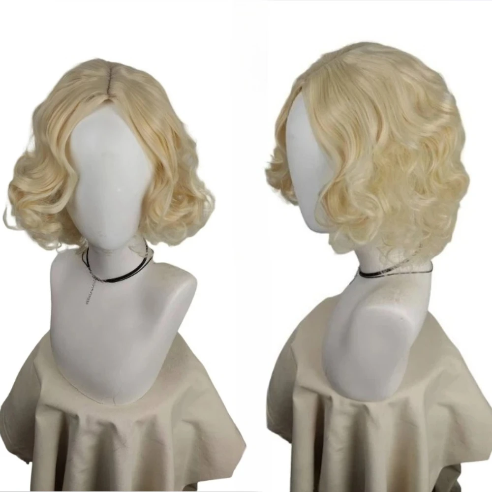 Short Platinum Blonde Curly Wig Synthetic Elegant Hairstyle 1920s Wig for Women Halloween Drag Queen Wigs Monroe Costume Cosplay
Short Platinum Blonde Curly Wig Synthetic Elegant Hairstyle 1920s Wig for Women Halloween Drag Queen Wigs Monroe Costume Cosplay