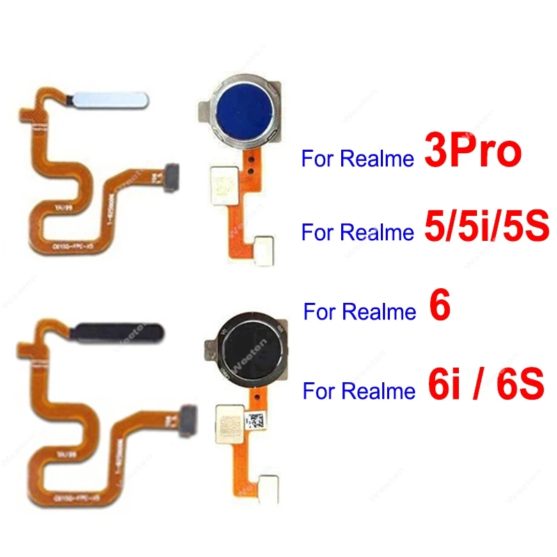 For Realme 3Pro 5 5i 5S 6i 6 6S Fingerprint Sensor Power Touch Flex Cable Back Home Button Sensor FingerPrint Flex Parts
For Realme 3Pro 5 5i 5S 6i 6 6S Fingerprint Sensor Power Touch Flex Cable Back Home Button Sensor FingerPrint Flex Parts