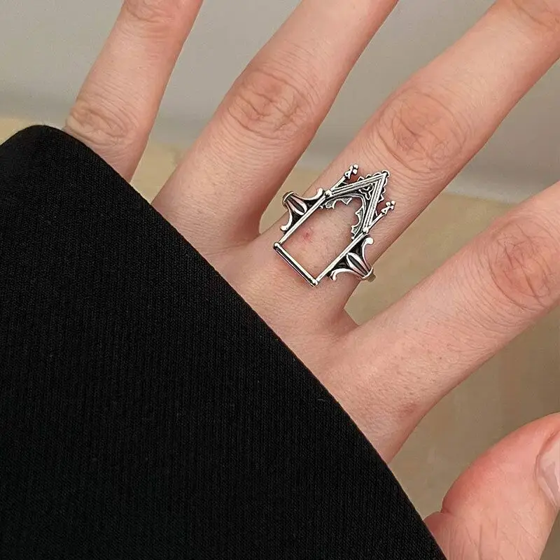 Fashion 925 Sterling Silver Castle Gothic Engagement Rings For Women Wedding Vintage Luxury Accessories Wholesale Jewellery
Fashion 925 Sterling Silver Castle Gothic Engagement Rings For Women Wedding Vintage Luxury Accessories Wholesale Jewellery