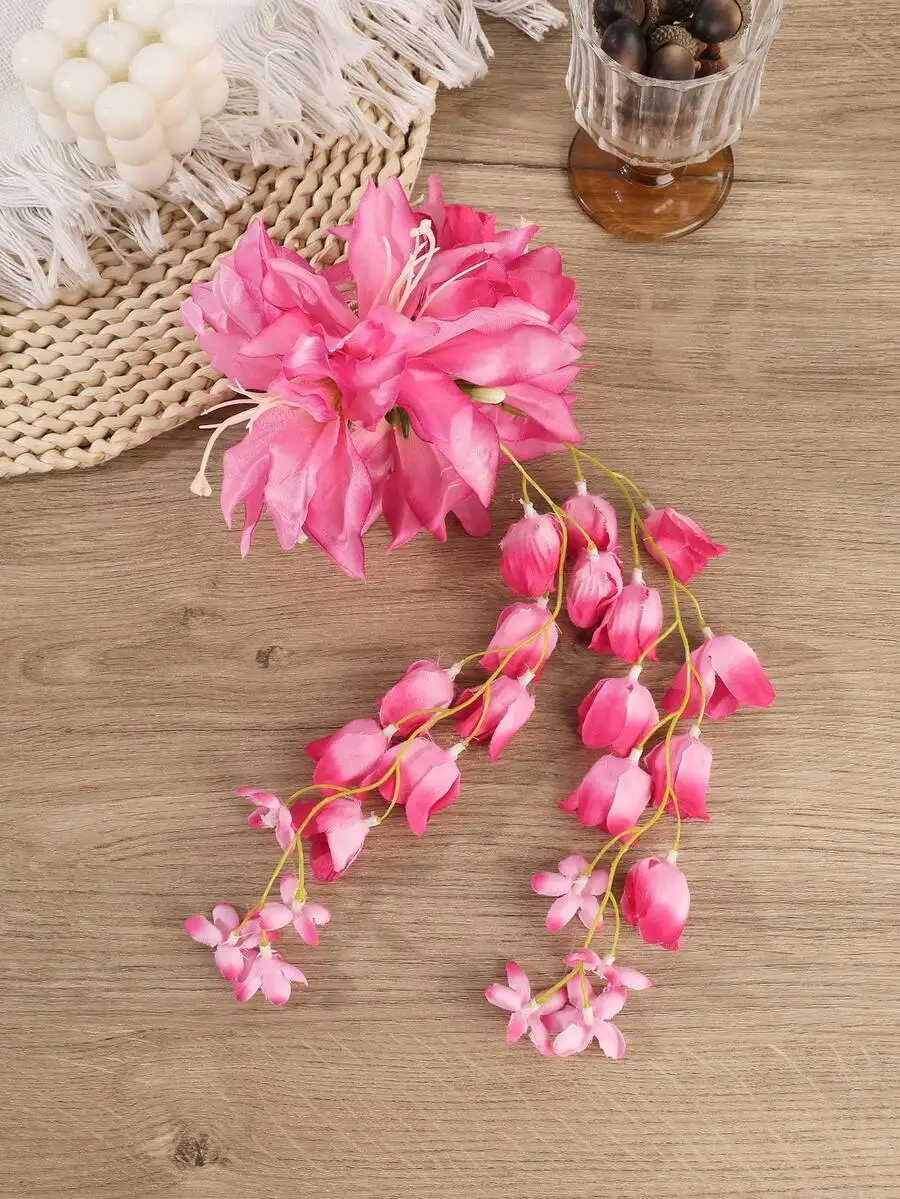 Bohemian Pink Floral Hair Claw Clip For Women Summer Beach Accessory
Bohemian Pink Floral Hair Claw Clip For Women Summer Beach Accessory