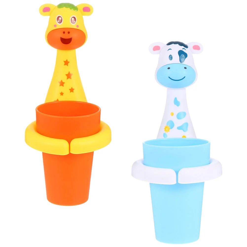 2 Sets Cup Wall Mounted Dental Holder Baby Toothbrush Double Plastic Animal Holders Storage Stand
2 Sets Cup Wall Mounted Dental Holder Baby Toothbrush Double Plastic Animal Holders Storage Stand
