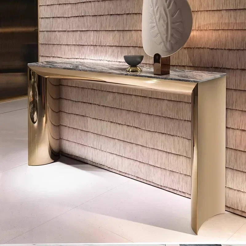 Marble luxury stone entrance table simple living room entry light luxury style
Marble luxury stone entrance table simple living room entry light luxury style