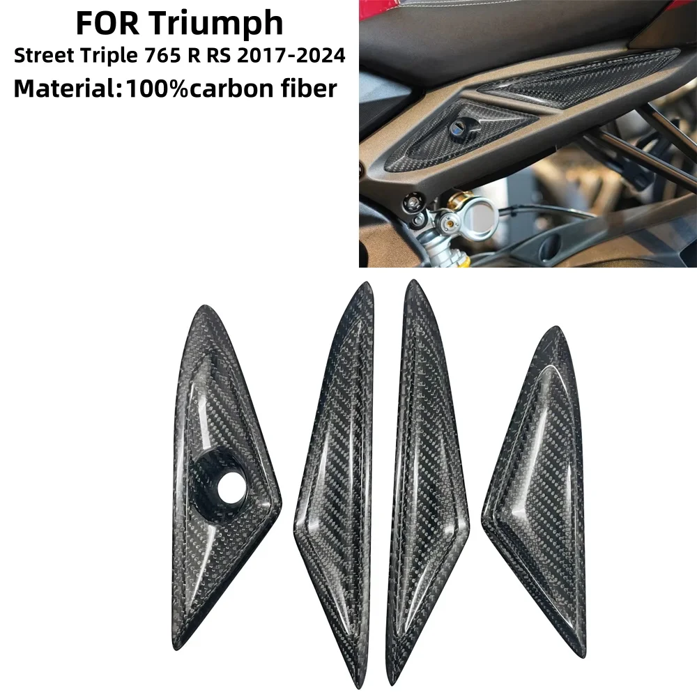 FOR Triumph Street Triple 765 R RS 100% carbon fiber fairing frame inner panel motorcycle accessories 2017-2021 2022 2024
FOR Triumph Street Triple 765 R RS 100% carbon fiber fairing frame inner panel motorcycle accessories 2017-2021 2022 2024