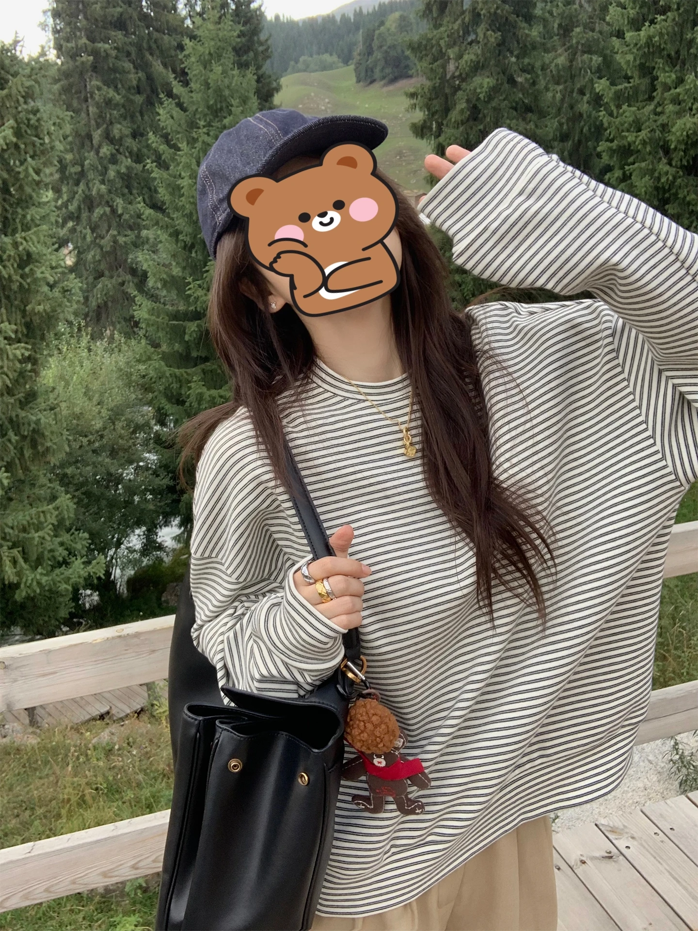 Женская повседневная полосатая футболка больших размеров с длинным рукавом, свободного кроя, весенне-осенний дизайн, укороченный топ в корейском стиле
Женская повседневная полосатая футболка больших размеров с длинным рукавом, свободного кроя, весенне-осенний дизайн, укороченный топ в корейском стиле