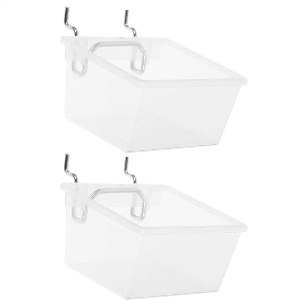 2 Sets Pegboard Classification Storage Box Organizer Accessories Clear Bins Hanging for Garage
2 Sets Pegboard Classification Storage Box Organizer Accessories Clear Bins Hanging for Garage