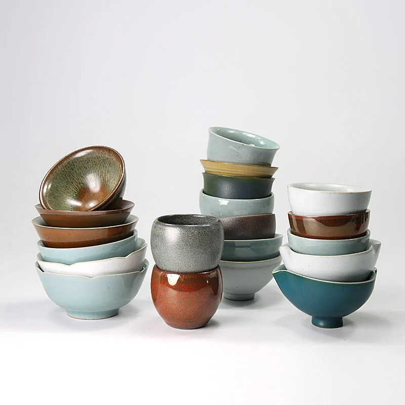 Special ceramic small teacup coarse pottery retro Ru kiln tea cup master single cup tea set
Special ceramic small teacup coarse pottery retro Ru kiln tea cup master single cup tea set