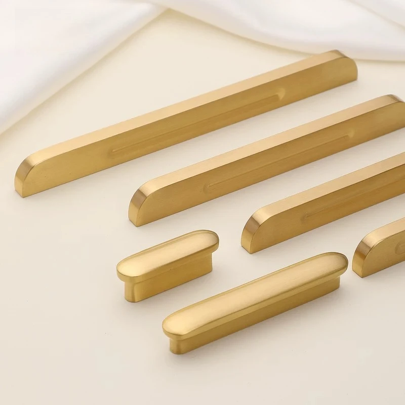 Brass Solid Handle New Chinese Style Cabinet Wardrobe Drawer Knob Light Luxury Simple Gold Hardware Shoe Cabinet Door Long Pulls
Brass Solid Handle New Chinese Style Cabinet Wardrobe Drawer Knob Light Luxury Simple Gold Hardware Shoe Cabinet Door Long Pulls