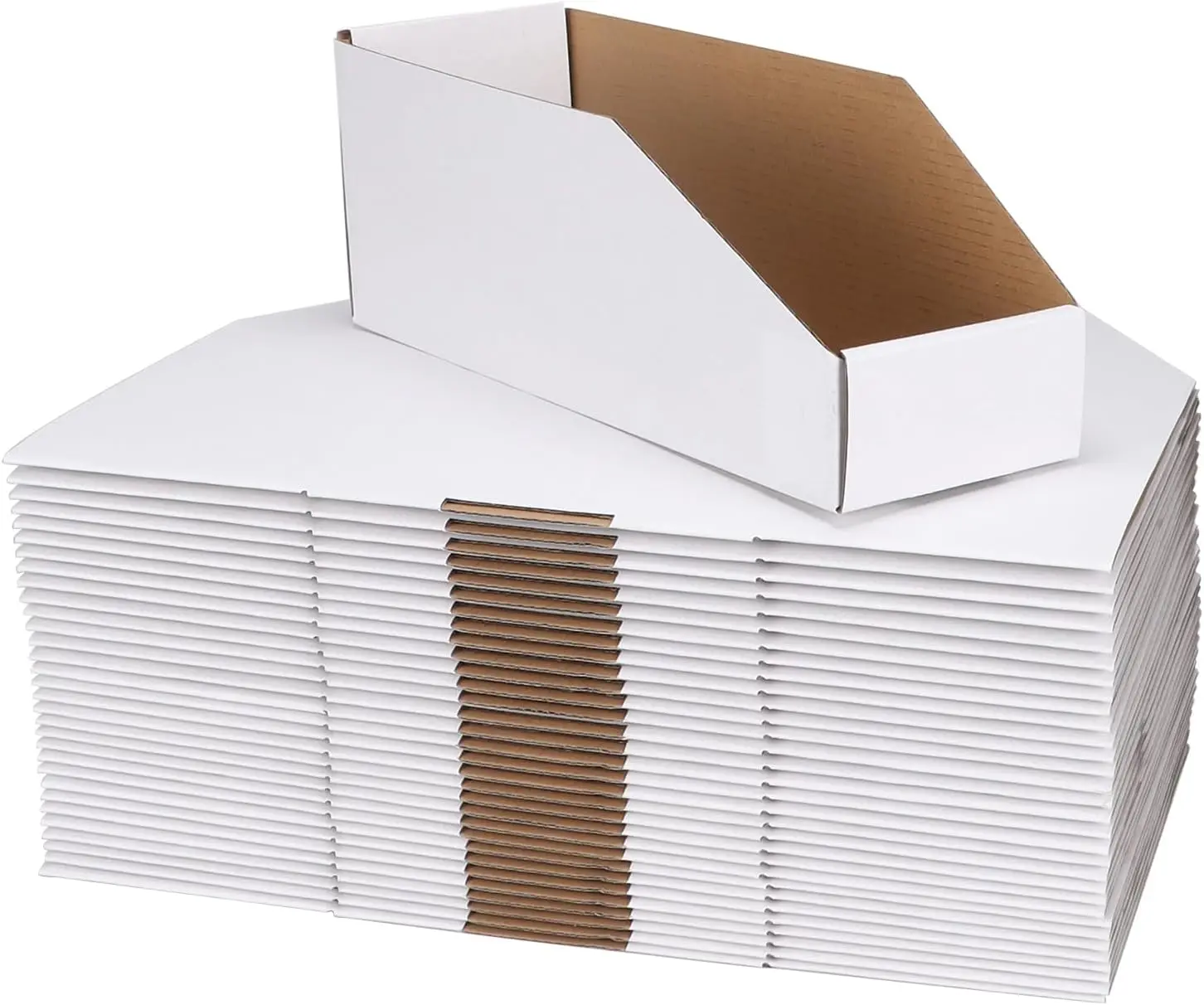Cardboard Storage Bins 35 Packs 12x4x4.5 Inches, Easy Assembly Pantry Organizer for Shelf, Sturdy Triple-Layered, White
Cardboard Storage Bins 35 Packs 12x4x4.5 Inches, Easy Assembly Pantry Organizer for Shelf, Sturdy Triple-Layered, White