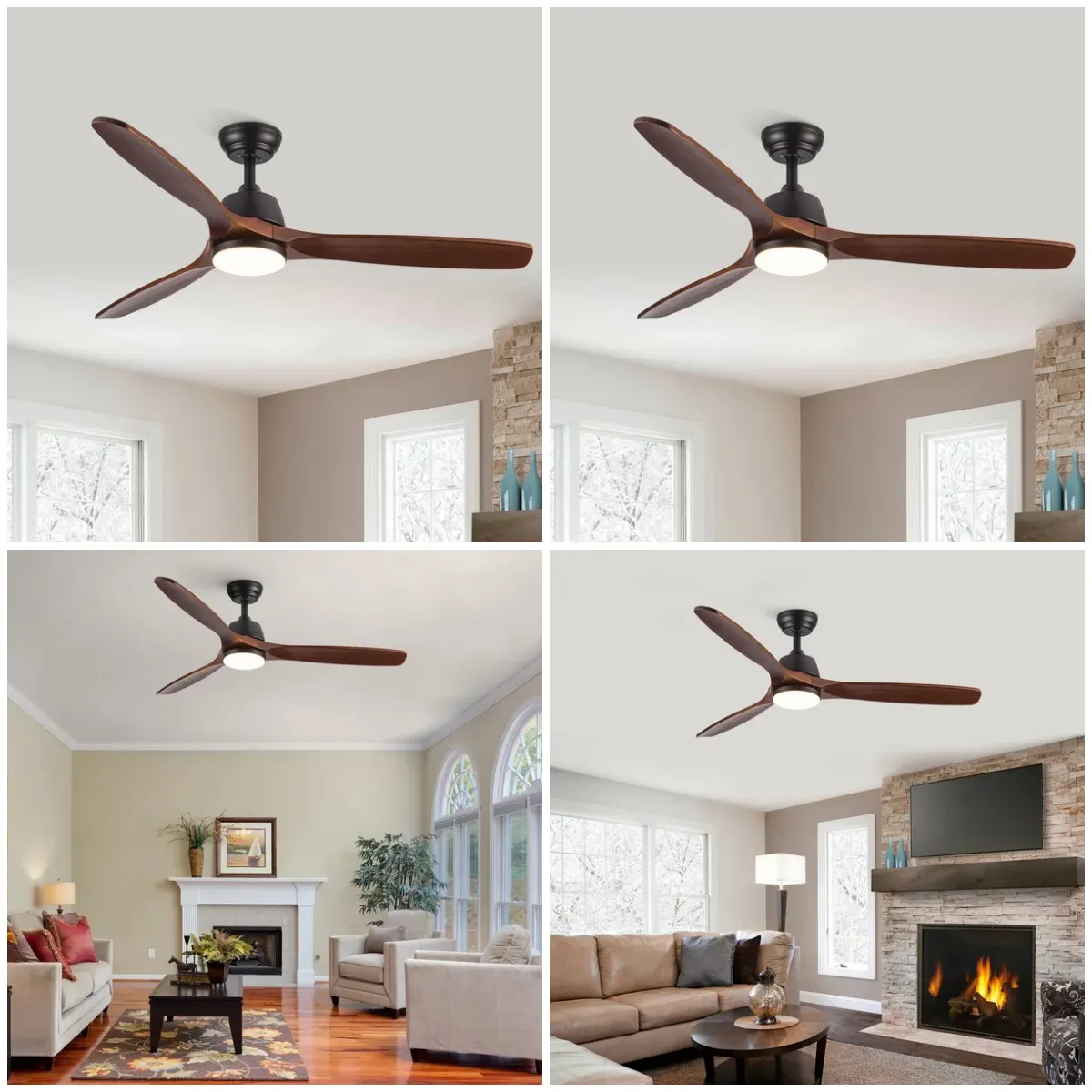 52 дюйма Встроенный светодиодный фермерский дом в помещении/на открытом воздухе, черный умный потолочный вентилятор с дистанционным управлением
52 дюйма Встроенный светодиодный фермерский дом в помещении/на открытом воздухе, черный умный потолочный вентилятор с дистанционным управлением