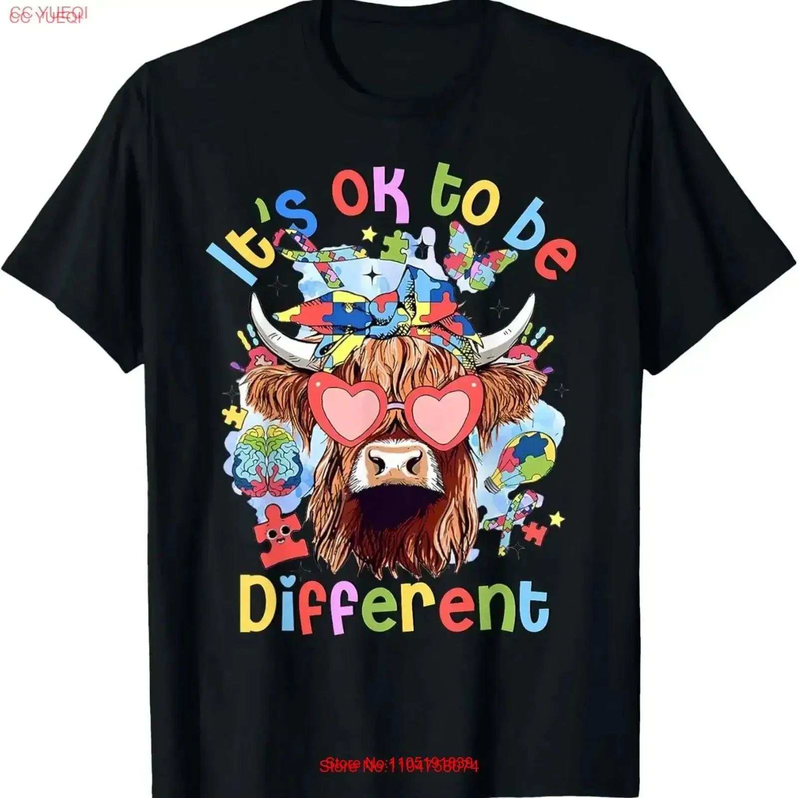 Милая футболка Highland Cow It Ok To Be Different с аутизмом, винтажная стильная эластичная мягкая дышащая футболка с рисунком
Милая футболка Highland Cow It Ok To Be Different с аутизмом, винтажная стильная эластичная мягкая дышащая футболка с рисунком