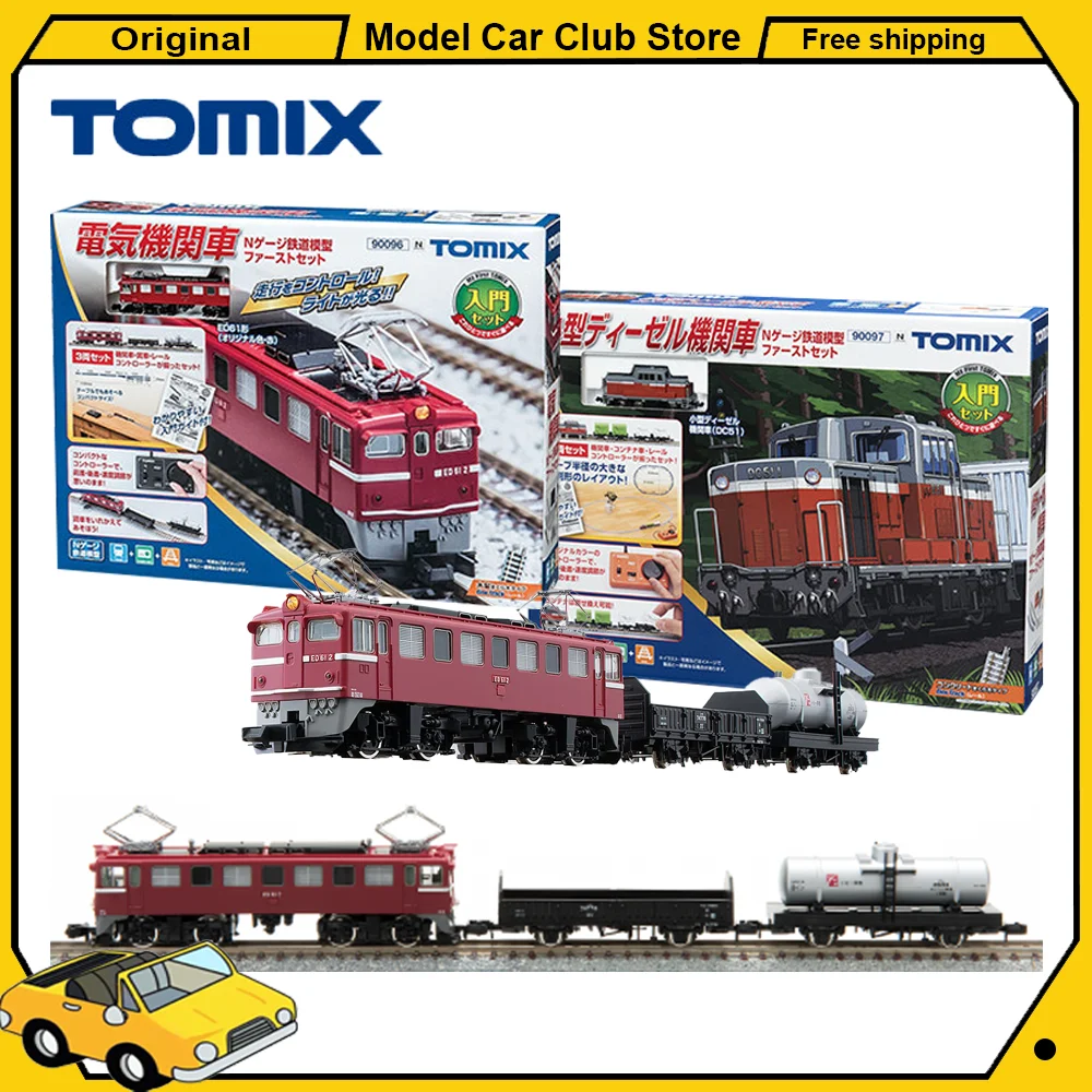 TOMIX N Scale Train Model Beginner Starter Experience Set Standard Track Set ED61 DC51 Freight Car Alloy Miniature Diecast Toys
TOMIX N Scale Train Model Beginner Starter Experience Set Standard Track Set ED61 DC51 Freight Car Alloy Miniature Diecast Toys