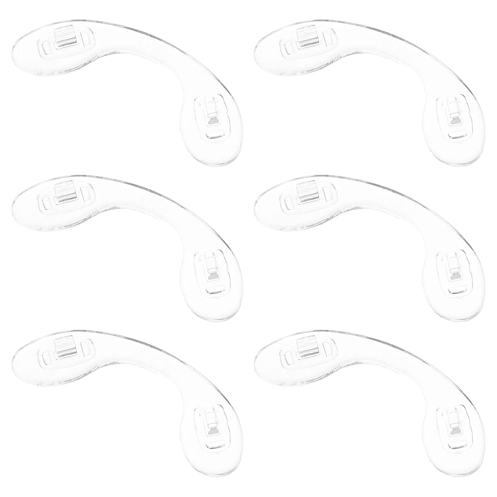 6pcs Transparent Silicone Nose Pad Replacement Soft Gel Eyeglass Support Anti Glasses Frame Sunglasses Nose Pads
6pcs Transparent Silicone Nose Pad Replacement Soft Gel Eyeglass Support Anti Glasses Frame Sunglasses Nose Pads