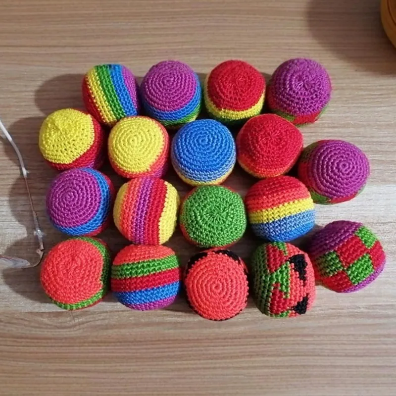 Handmade Crochet Kick Sack Toy Multicolor Knitted Footbag Sack Geometric Pattern Coordination Training Gift 2026 New
Handmade Crochet Kick Sack Toy Multicolor Knitted Footbag Sack Geometric Pattern Coordination Training Gift 2026 New