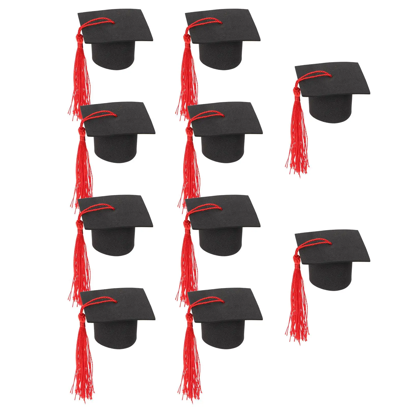 10 Pcs Graduation Cap Decorations Red Tassel Cake Topper Dessert nament Lightweight Safe Design Mini Landscape Packaging Box
10 Pcs Graduation Cap Decorations Red Tassel Cake Topper Dessert nament Lightweight Safe Design Mini Landscape Packaging Box