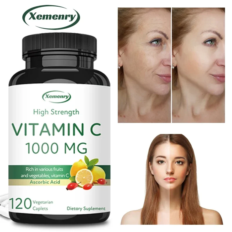 Vitamin C Capsules - Immune Support, Energy Production, for Heart, Teeth, Skin Health
Vitamin C Capsules - Immune Support, Energy Production, for Heart, Teeth, Skin Health