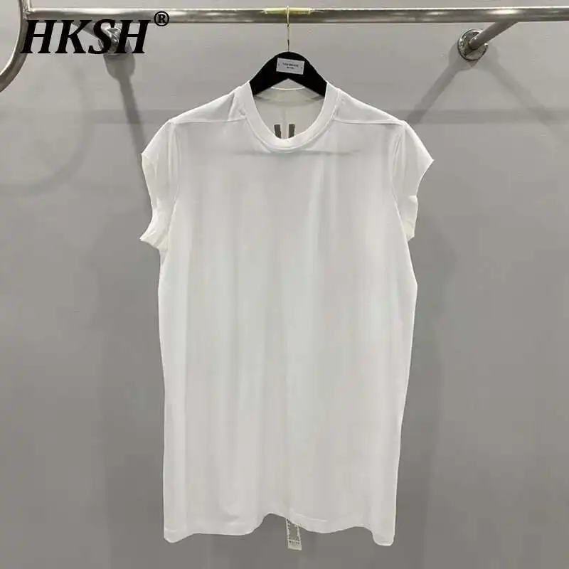 HKSH Summer New Men's Tide Dark Cotton T-shirt Classic Large Size Loose Ragged Edge Solid Color Tank Tops Chic Punk Vest HK2022
HKSH Summer New Men's Tide Dark Cotton T-shirt Classic Large Size Loose Ragged Edge Solid Color Tank Tops Chic Punk Vest HK2022