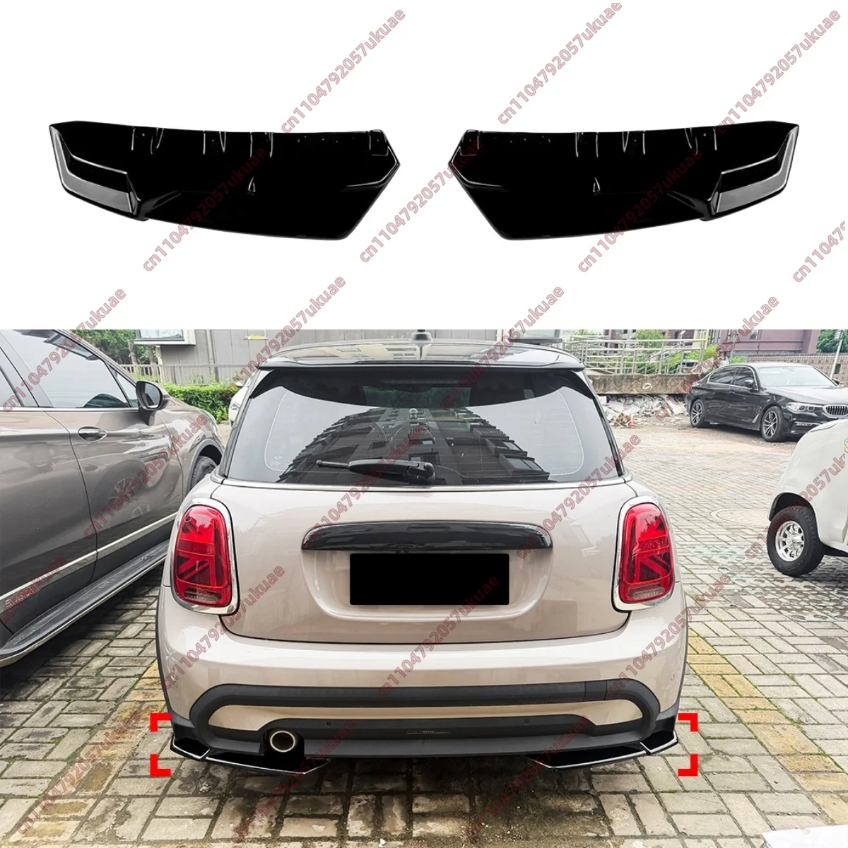 Rear Side Splitters for Mini Cooper F55 F56 F57 Facelift 2022-2024 Diffuser Gloss Black Guard Protective Cover Body Kits Tuning
Rear Side Splitters for Mini Cooper F55 F56 F57 Facelift 2022-2024 Diffuser Gloss Black Guard Protective Cover Body Kits Tuning