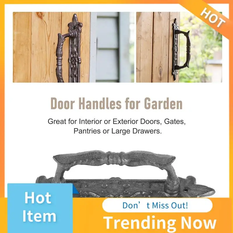 ABNL European Retro Cast Iron Craft Door Handles For Garden/Courtyard Door Handle Decoration For Home Door
ABNL European Retro Cast Iron Craft Door Handles For Garden/Courtyard Door Handle Decoration For Home Door