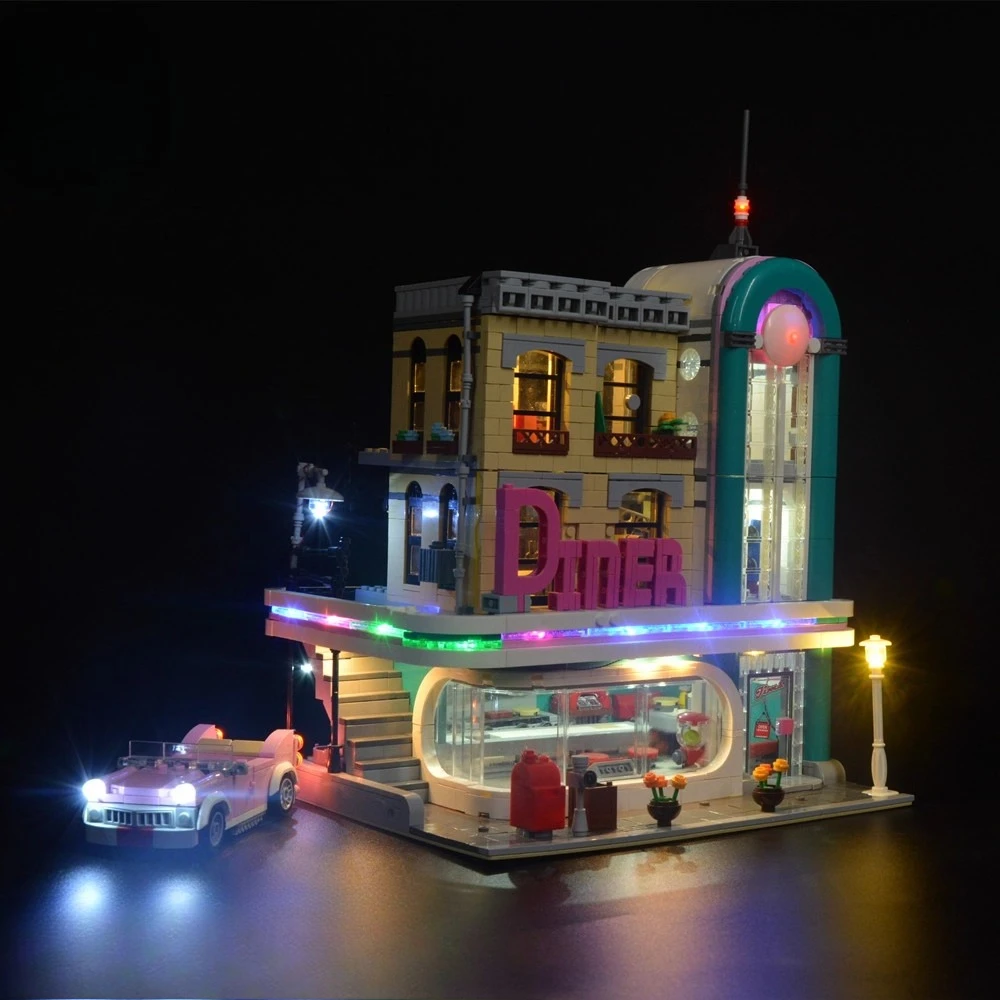 LED Lighting Set Suitable for LEGO Reviews Downtown Diner 10260 Lighting Gift (Excluding Building Blocks)
LED Lighting Set Suitable for LEGO Reviews Downtown Diner 10260 Lighting Gift (Excluding Building Blocks)