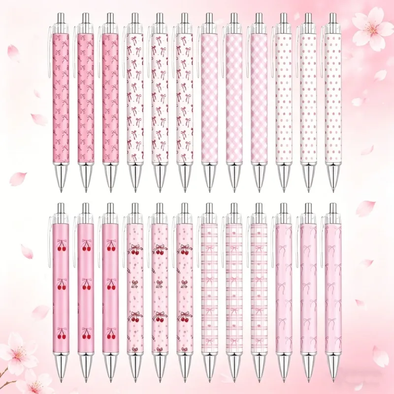 24 pieces of bow-shaped ballpoint pens, suitable for writing, school, office supplies, teacher gifts, and Christmas gifts.
24 pieces of bow-shaped ballpoint pens, suitable for writing, school, office supplies, teacher gifts, and Christmas gifts.