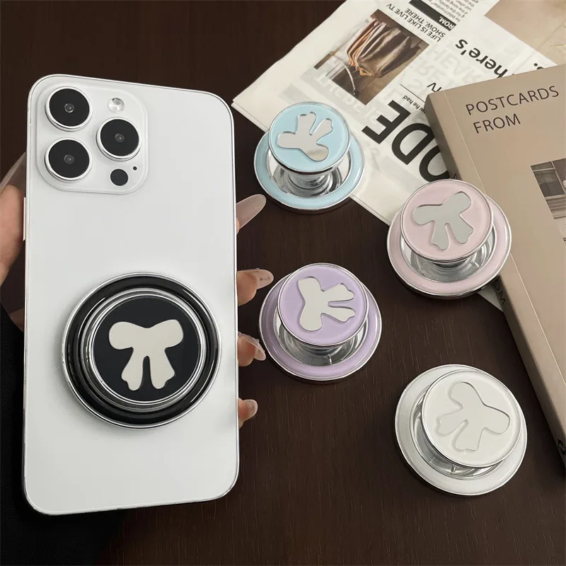 Mirrored Bow Magnetic Phone Holder Cute Phone Airbag Back Stand Strong Suction Magsafe Desktop Phone Holder For iPhone Xiaomi
Mirrored Bow Magnetic Phone Holder Cute Phone Airbag Back Stand Strong Suction Magsafe Desktop Phone Holder For iPhone Xiaomi