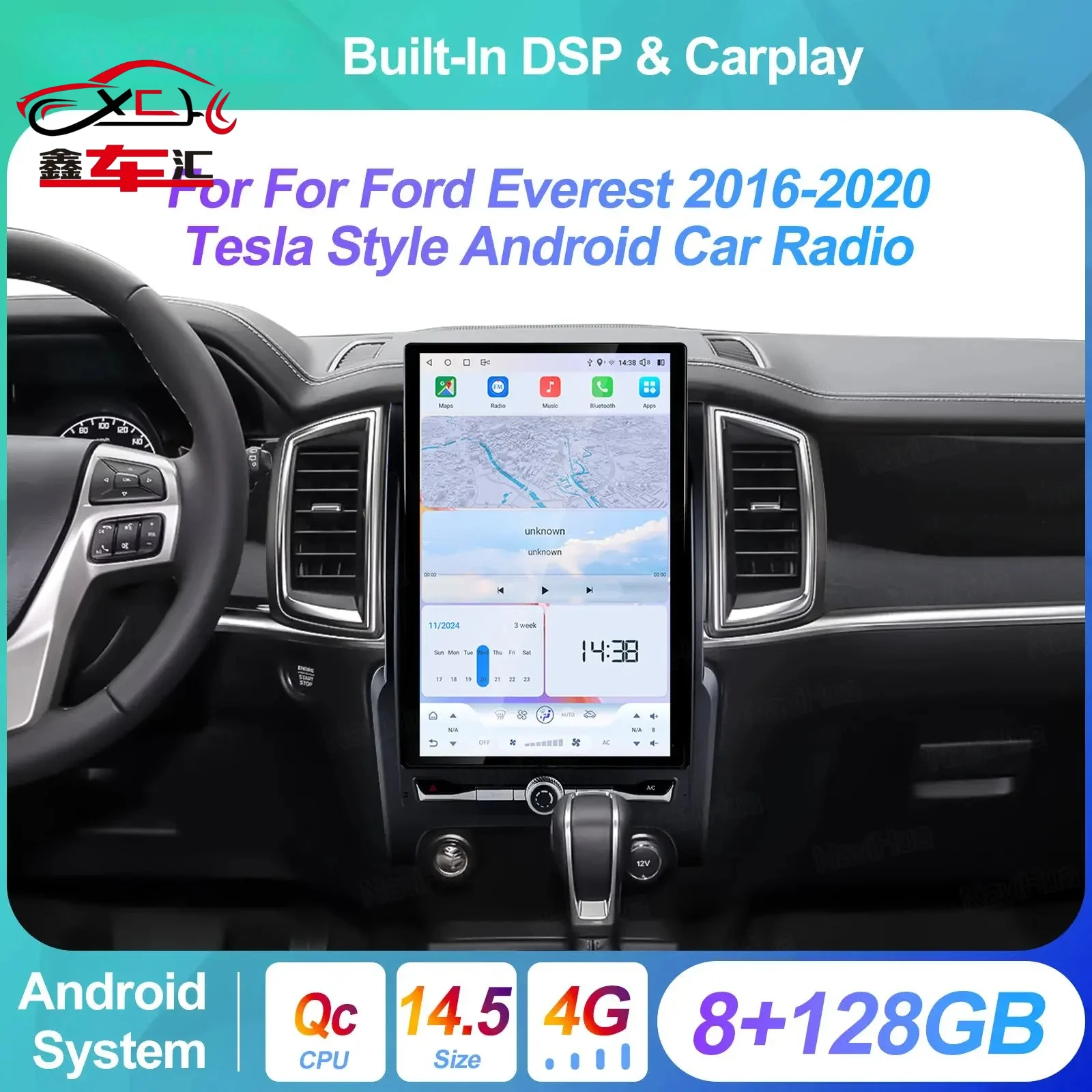 Navihua for Ford Ranger Everest 2016-2020 Car Upgrade Kits Android Car Radio GPS Navigation Multimedia Carplay Auto Head Unit
Navihua for Ford Ranger Everest 2016-2020 Car Upgrade Kits Android Car Radio GPS Navigation Multimedia Carplay Auto Head Unit