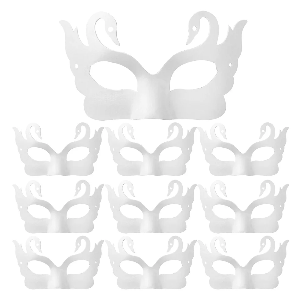 10pcs Blank White DIY Masks Handpainting Paper Masquerade Mask Craft Halloween Costume Accessories Lightweight Comfortable
10pcs Blank White DIY Masks Handpainting Paper Masquerade Mask Craft Halloween Costume Accessories Lightweight Comfortable