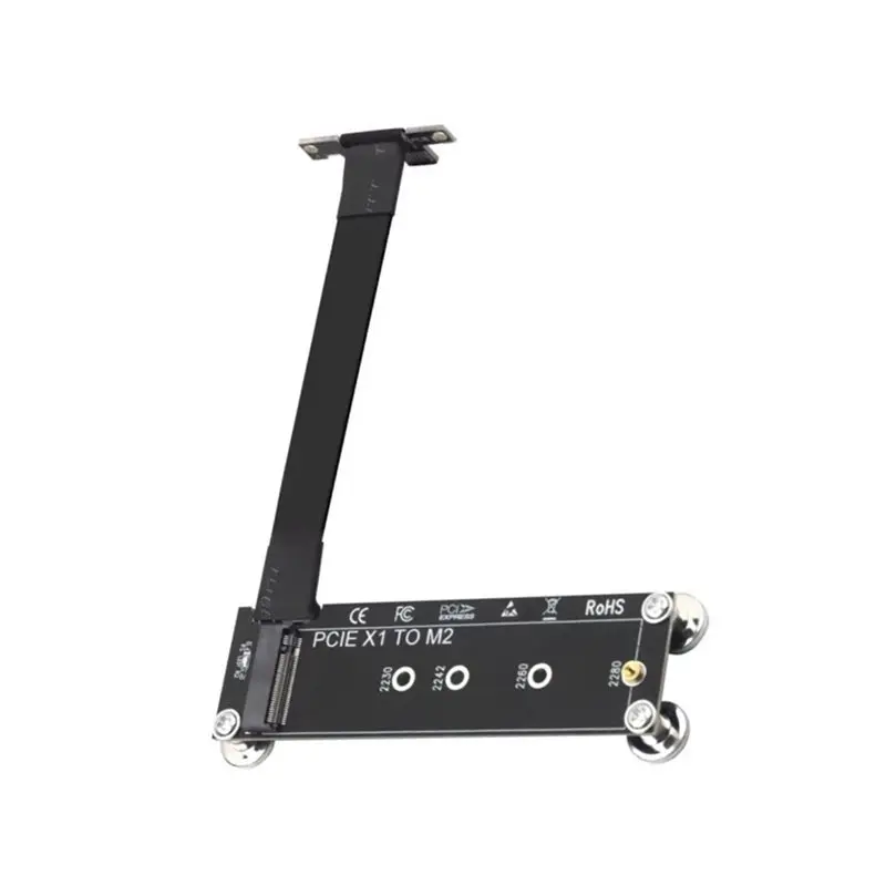 PCI-E 3.0 X1 To M.2 Nvme Extension Cable Pcie X1 Riser Cable 90° Angle M Key Nvme/ NGFF SSD Riser Card Support For Desktop PC Ea
PCI-E 3.0 X1 To M.2 Nvme Extension Cable Pcie X1 Riser Cable 90° Angle M Key Nvme/ NGFF SSD Riser Card Support For Desktop PC Ea