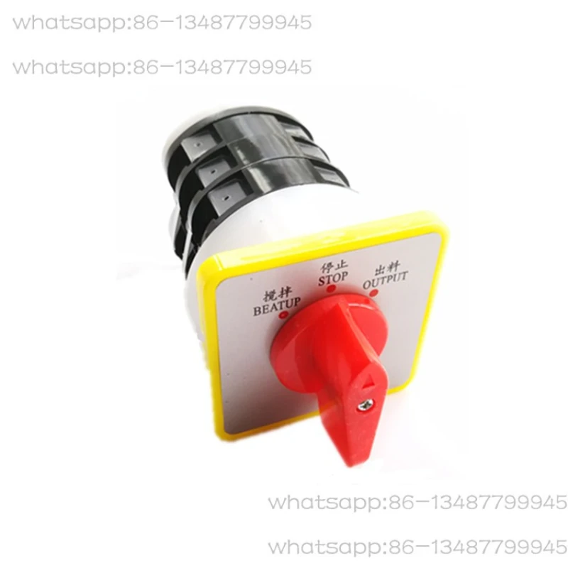 Universal transfer switch, mixing/stop/discharge knob switch for cement concrete mixer
Universal transfer switch, mixing/stop/discharge knob switch for cement concrete mixer