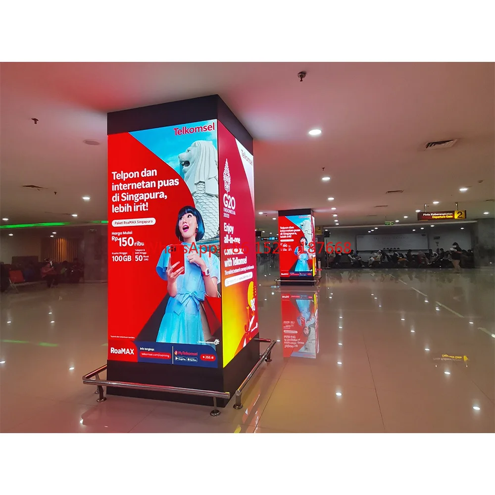 Four Sides Seamless Edge Video Wall 90 Degree Corner Column Pillar Indoor LED Display Screen for Exhibition Fair Trade Show
Four Sides Seamless Edge Video Wall 90 Degree Corner Column Pillar Indoor LED Display Screen for Exhibition Fair Trade Show