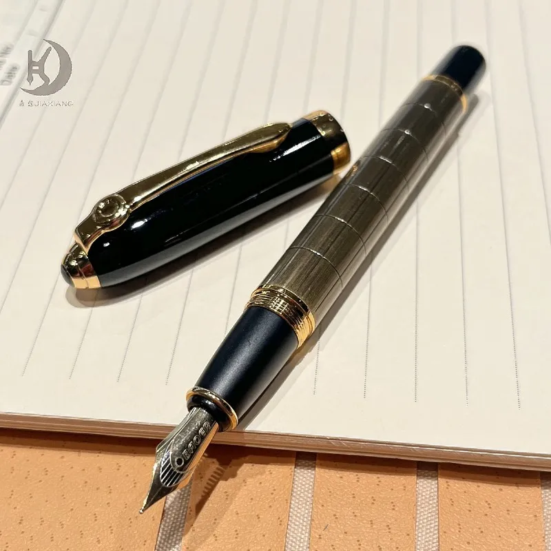 1 шт., роскошная классическая черная медная металлическая каллиграфическая ручка 0,5 мм, коллекционная ручка для подписи, подарок для офиса, для повседневного использования
1 шт., роскошная классическая черная медная металлическая каллиграфическая ручка 0,5 мм, коллекционная ручка для подписи, подарок для офиса, для повседневного использования