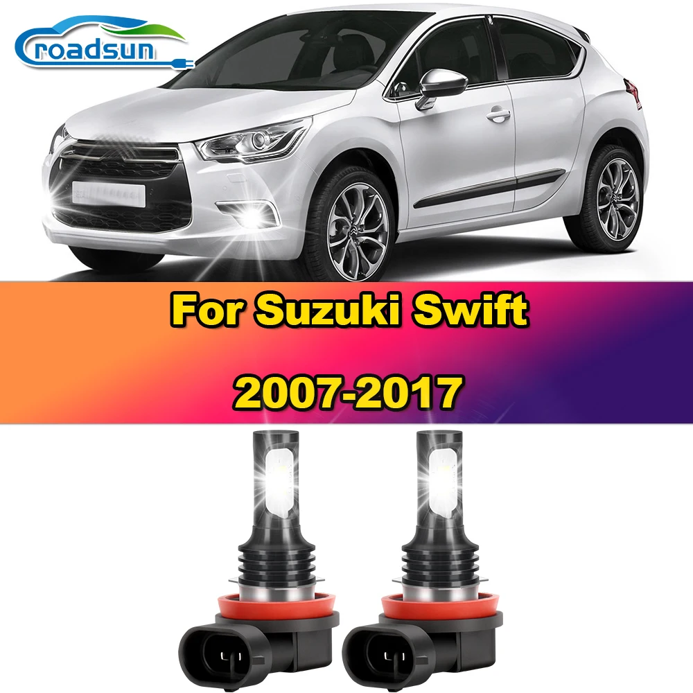 Car LED Fog Lights 100W High Power Fog Lamps Bulbs 12V Super Bright 6000K White For Suzuki Swift 2007-2013 2014 2015 2016 2017
Car LED Fog Lights 100W High Power Fog Lamps Bulbs 12V Super Bright 6000K White For Suzuki Swift 2007-2013 2014 2015 2016 2017