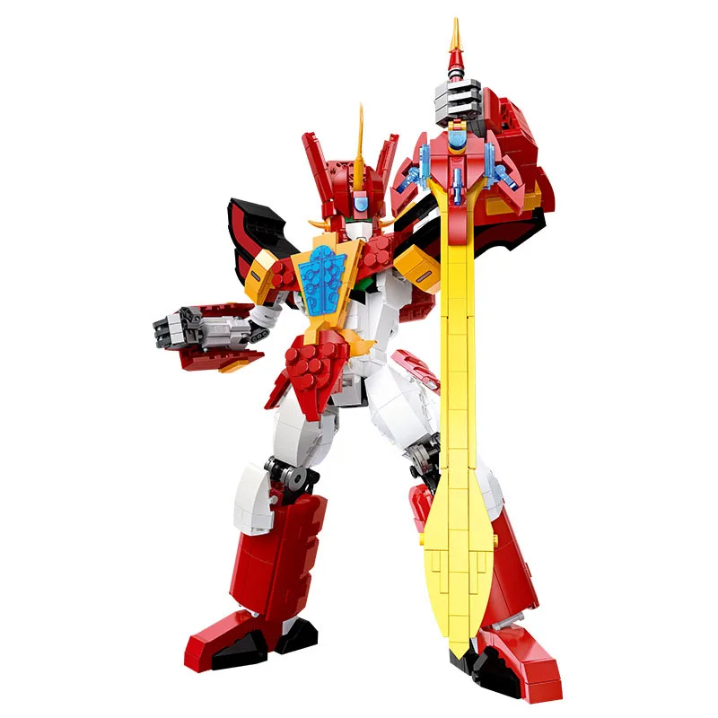 Idea Mecha Magical King Granzorts Building Block Battle Robot Mech Model Steam Construction Bricks 2 Modes Toys Collection
Idea Mecha Magical King Granzorts Building Block Battle Robot Mech Model Steam Construction Bricks 2 Modes Toys Collection