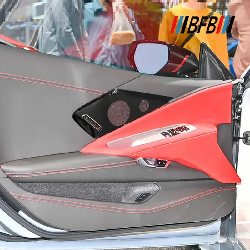 For Chevrolet Corvette C8 Real Dry carbon fiber door large horn mesh cover interior modification Accessories 2020-2025
For Chevrolet Corvette C8 Real Dry carbon fiber door large horn mesh cover interior modification Accessories 2020-2025