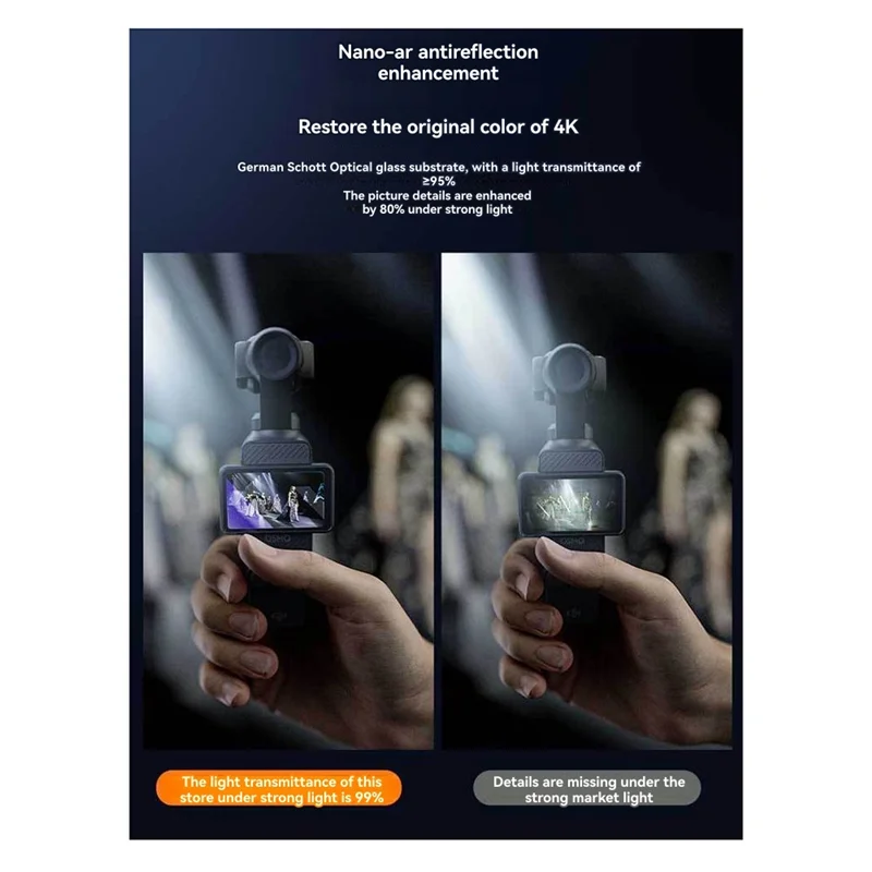 【Sleek Design】High Durability 9H Tempered Glass Screen Protector Kit For DJI Pocket 3 Dust-Free Film For Pocket 3 Camera Accesso
【Sleek Design】High Durability 9H Tempered Glass Screen Protector Kit For DJI Pocket 3 Dust-Free Film For Pocket 3 Camera Accesso