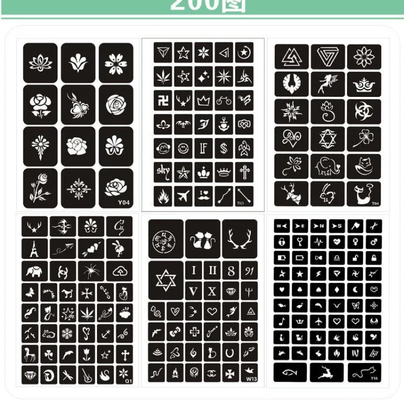 Многоразовые трафареты для татуировки хной, тотем, крест, узор с перьями, блестящие трафареты для аэрографа, шаблоны для мужчин, женщин, подростков, рук, тела
Многоразовые трафареты для татуировки хной, тотем, крест, узор с перьями, блестящие трафареты для аэрографа, шаблоны для мужчин, женщин, подростков, рук, тела