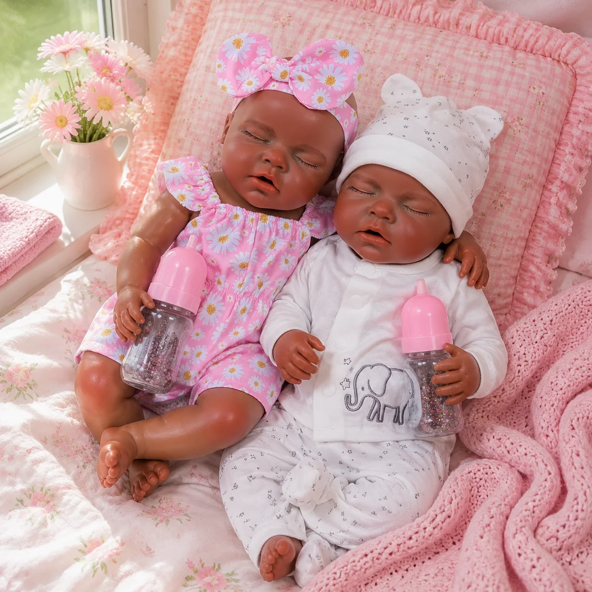 OtardDolls-1 PCS/49cm Dark Skin Open Mouth Solid Silicone Bebe Reborn Girl & Boy Doll Painted Skin/Unpaint Lifelike Reborn Doll
OtardDolls-1 PCS/49cm Dark Skin Open Mouth Solid Silicone Bebe Reborn Girl & Boy Doll Painted Skin/Unpaint Lifelike Reborn Doll