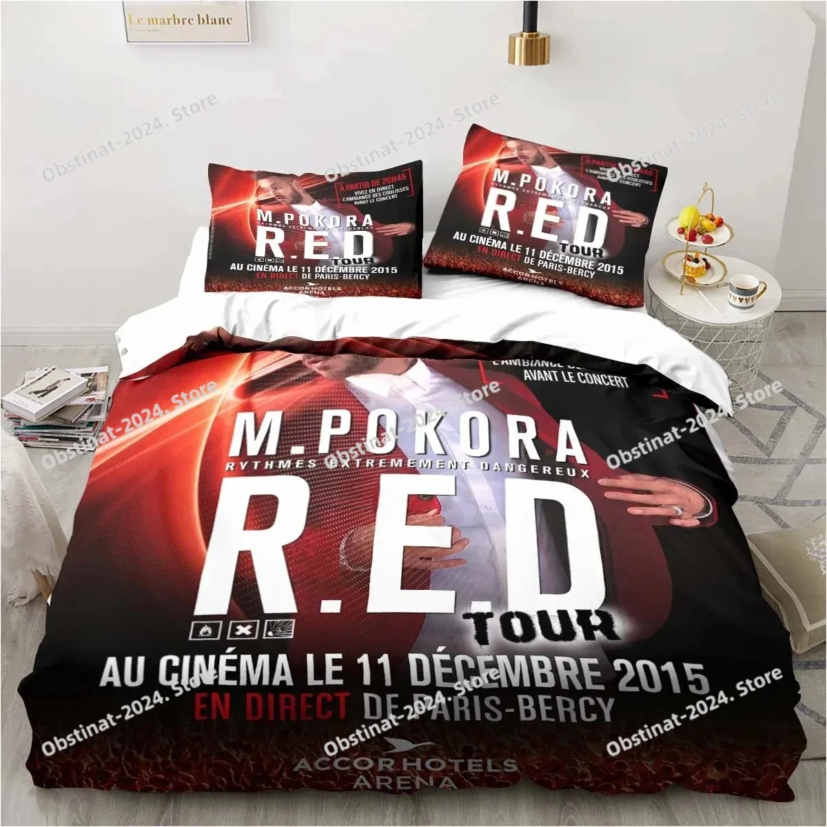 3D Print Matt M. Pokora Bedding Set,Duvet Cover Comforter Bed Set Quilt Cover Pillowcase,King Queen Twin Size Boys Girls Adults
3D Print Matt M. Pokora Bedding Set,Duvet Cover Comforter Bed Set Quilt Cover Pillowcase,King Queen Twin Size Boys Girls Adults